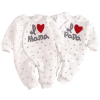 baby rompers winter warm clothing letter print new born baby clothes one pieces pajamas fleece newborn jumpsuit costume didida