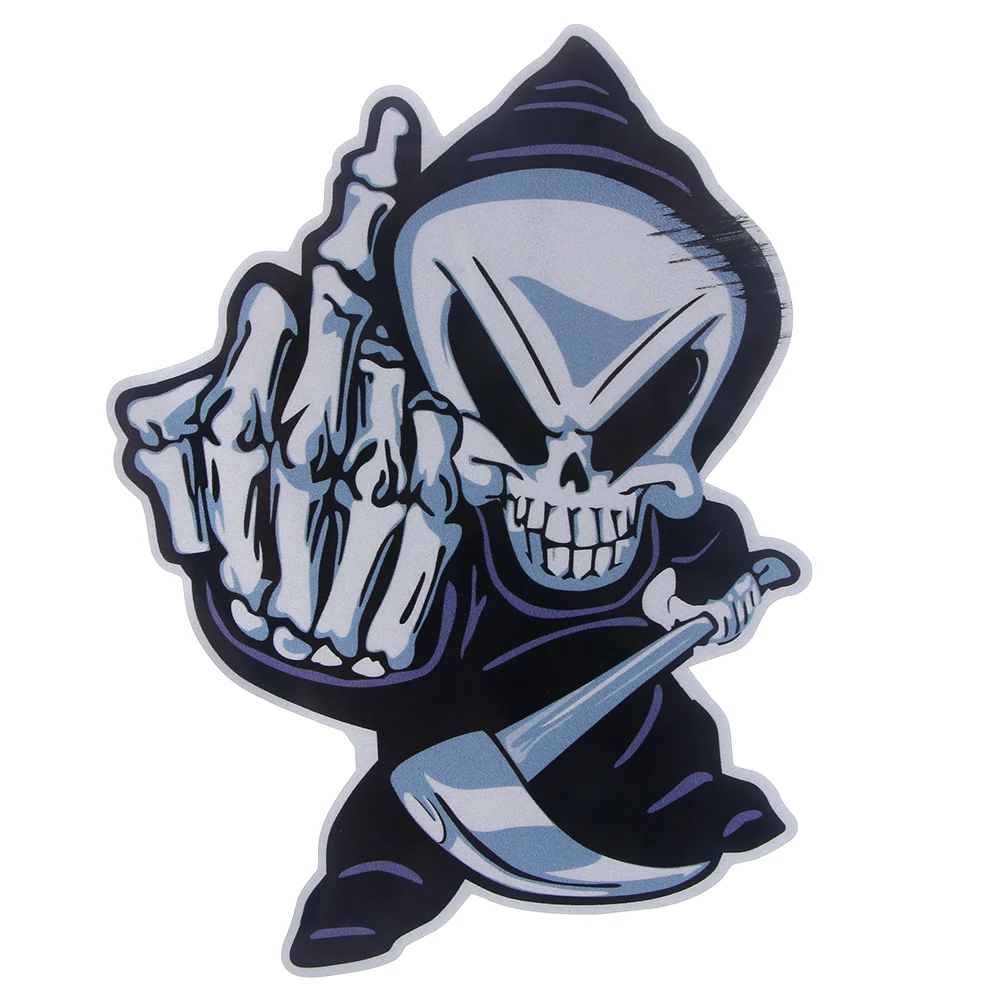 

Amusing Skull Finger Design Decoration Car Sticker Window Bumper Vinyl Decal Sticker Car Accessories Decoration