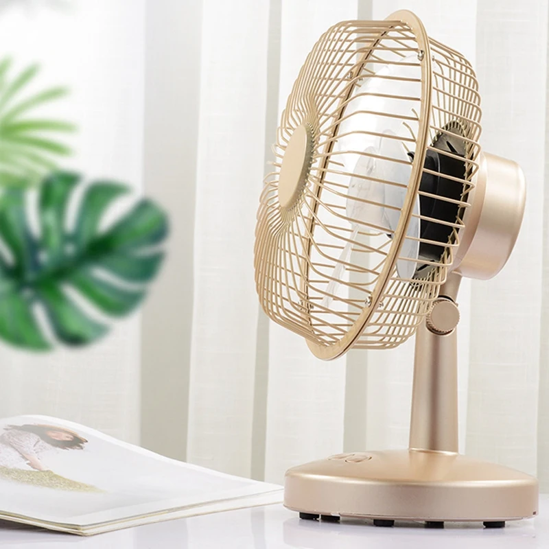

SANQ USB Charging Two-Speed Adjustable Electric Fan Desktop Mini Fan Student Dormitory Household USB Fan