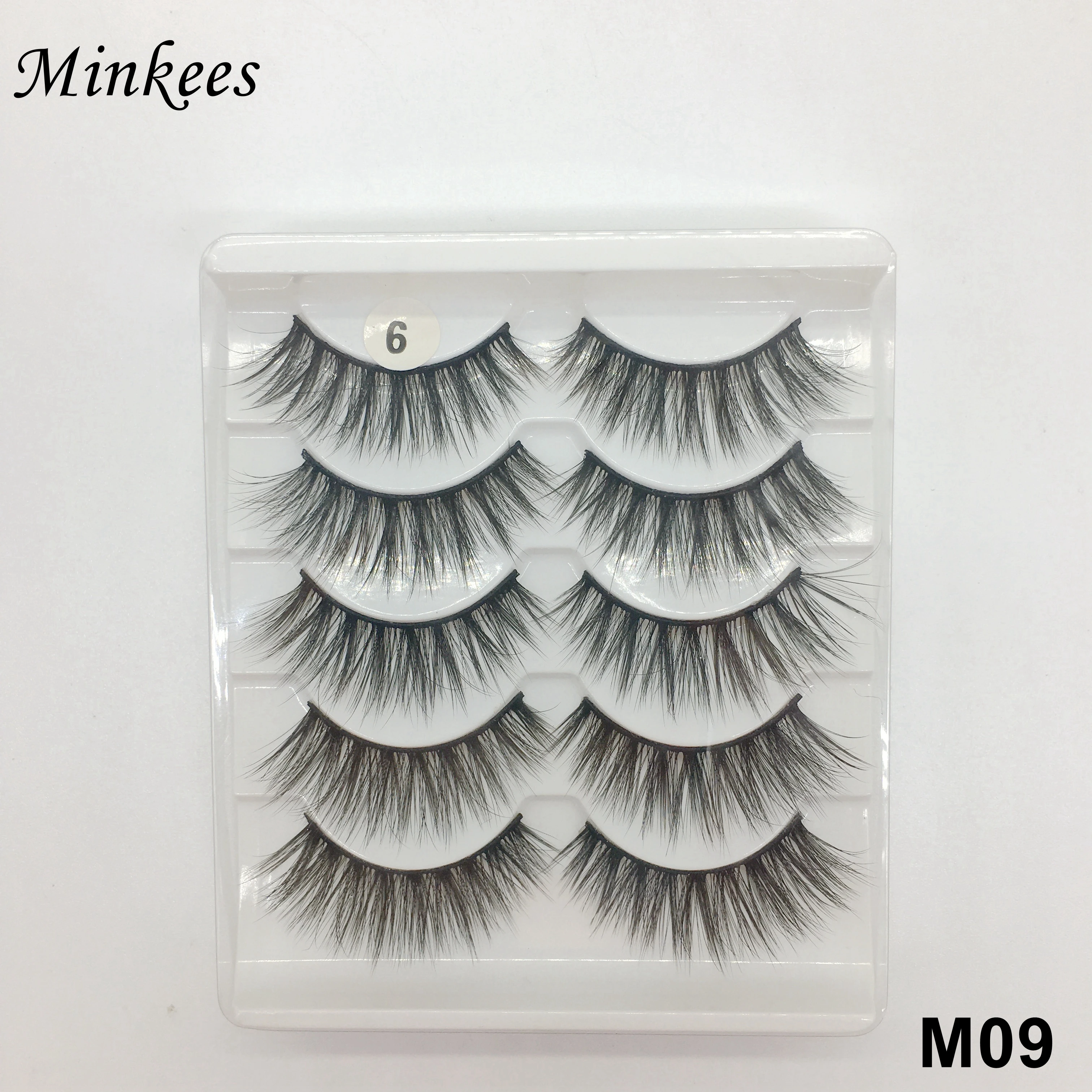 

5pairs/7pairs Faux Mink Eyelashes Wholesale Handmade Synthetic 3D Full Strip False Lashes Makeup Tools