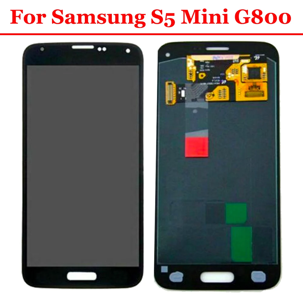 

Super AMOLED LCD for Samsung GALAXY S5 Mini G800 G800F LCD Display Touch Screen Digitizer Assembly for Samsung S5 Mini Display