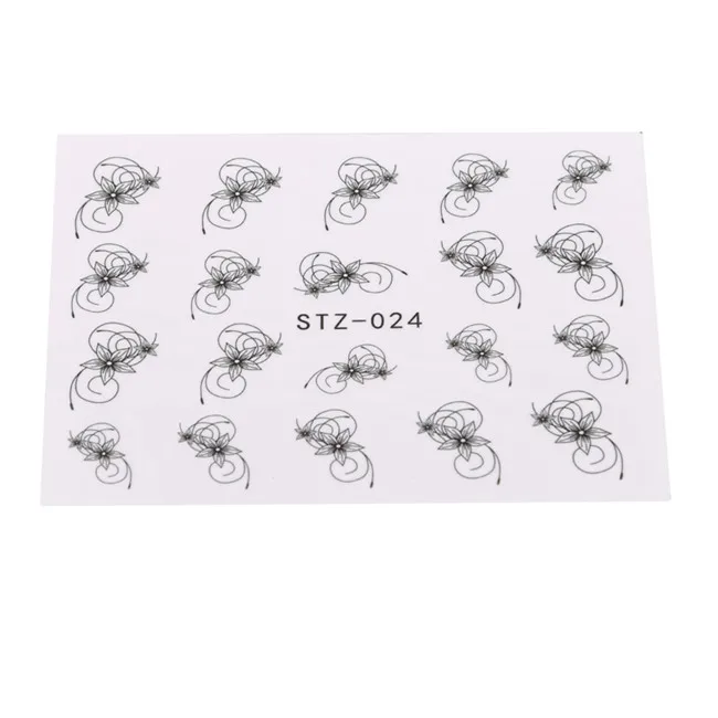 10 шт./упак. красный галстук-бабочка переводные наклейки для ногтей украшение