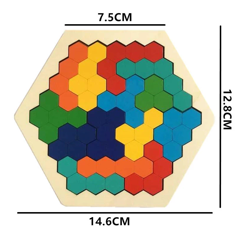 몬테소리 테트리스퍼즐 3D퍼즐 두뇌발달 치매예방 육각형 세트