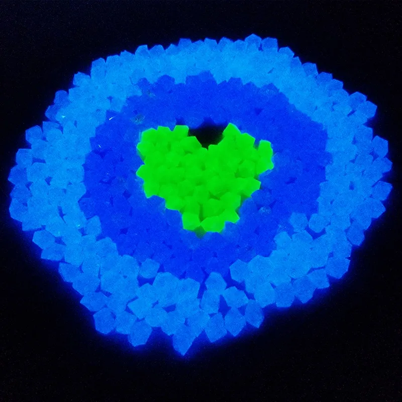 

300PCS Glow Pebbles Luminous Glow Tank Stones Rocks Walkways Garden Path Patio Lawn Yard Decor In The Dark Accessory for Gift
