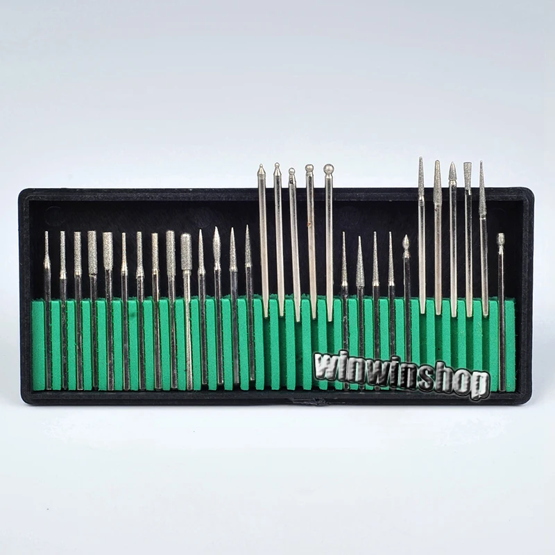 30 шт. стоматологическое лабораторное оборудование алмазных боров (мукомолы