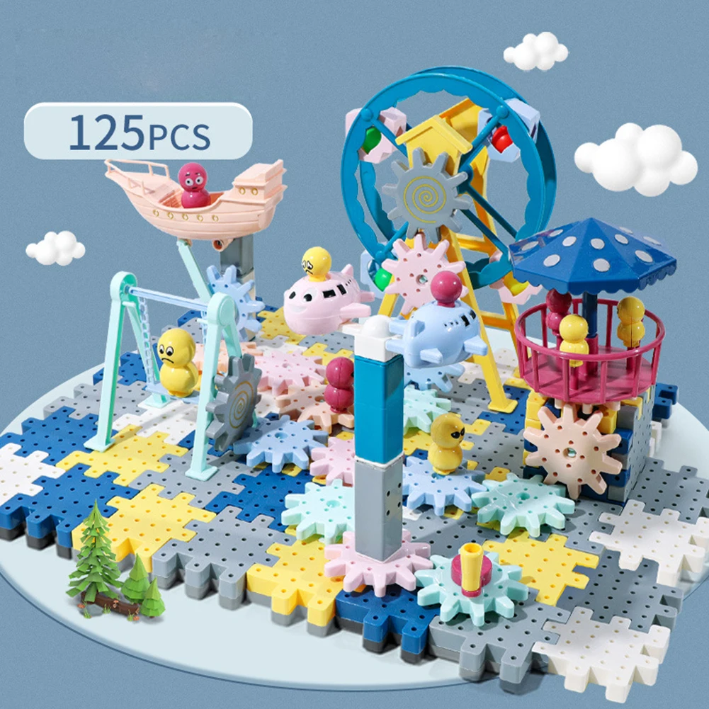 1 Набор Детский конструктор Парк развлечений | Приколы и розыгрыши