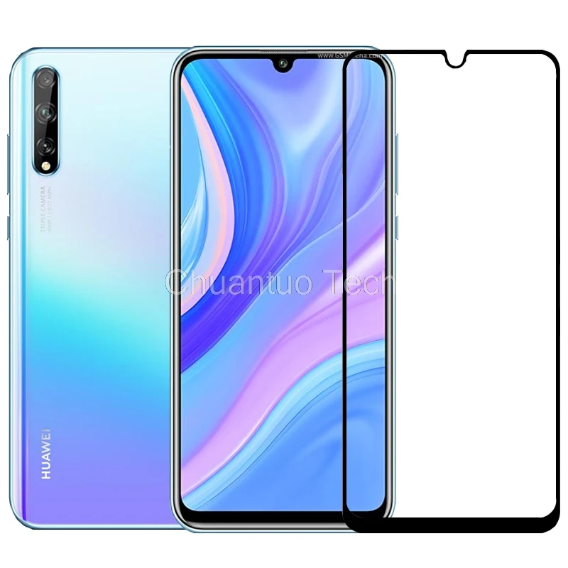 2.5D 9H Премиум Закаленное стекло для Huawei Y9s Y8p Y8s Y7p Y6p Y5p полное покрытие защита