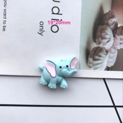 Темный хаки Плоский backe Смола kawaii динозавр Единорог Diy украшение для мобильного телефона Аксессуары для детских волос аксессуары - Цвет: Темный хаки