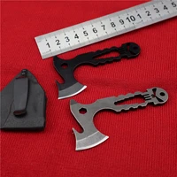 2019 pocket knife edc mini axe fixed blade knife with hunting tactical knife karambit utility survival multi tool 440 steel