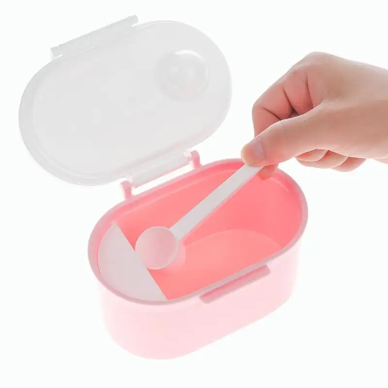 Портативный контейнер для хранения детской еды аксессуары с ложкой и