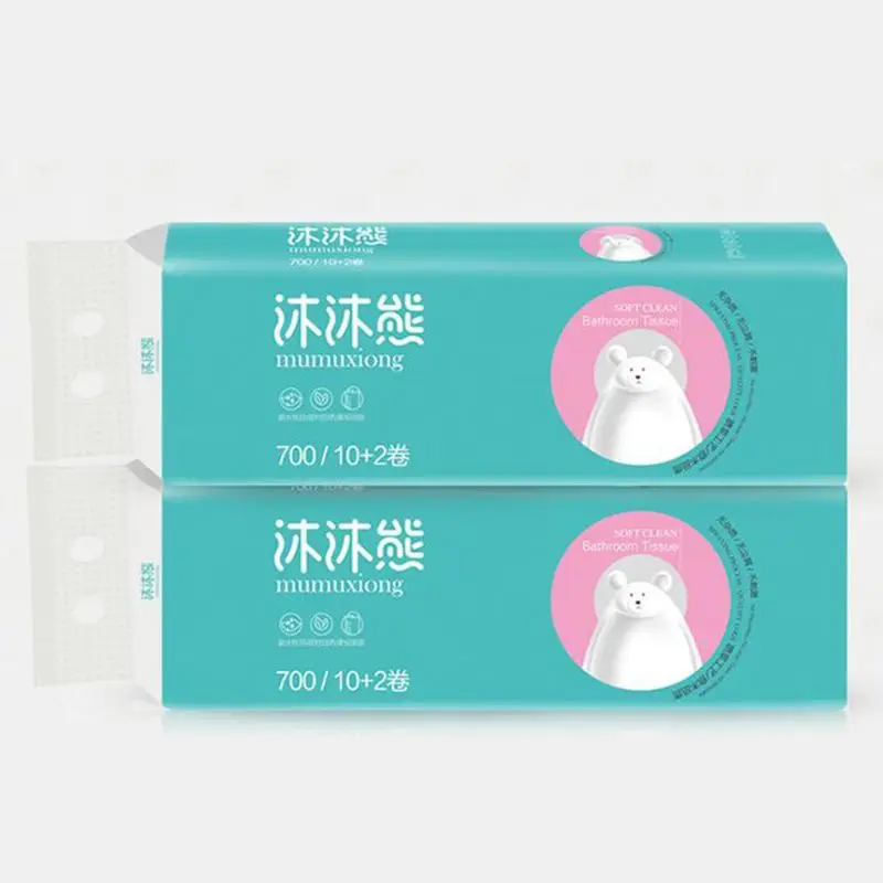 12 рулонов шелковистая гладкая мягкая профессиональная серия Премиум домашняя