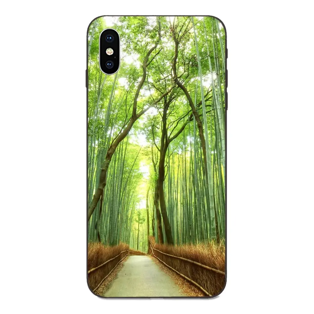 Для Xiaomi Redmi Note 3 3S 4 4A 4X5 5A 6 6A 7 7A K20 Plus Pro S2 Y2 Y3 TPU Cool Best Art простой зеленый лес дорога
