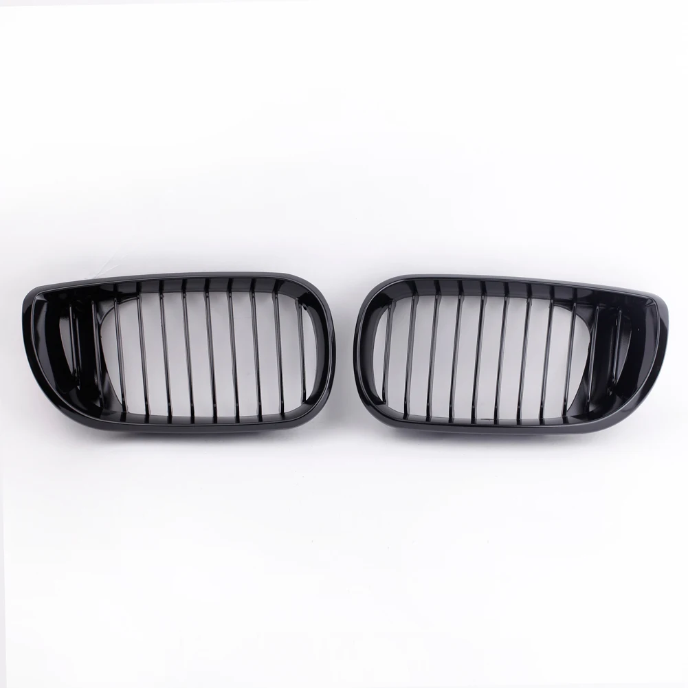 Комплект из 2 предметов черный глянец почек передняя решетка радиатора для BMW E46 3