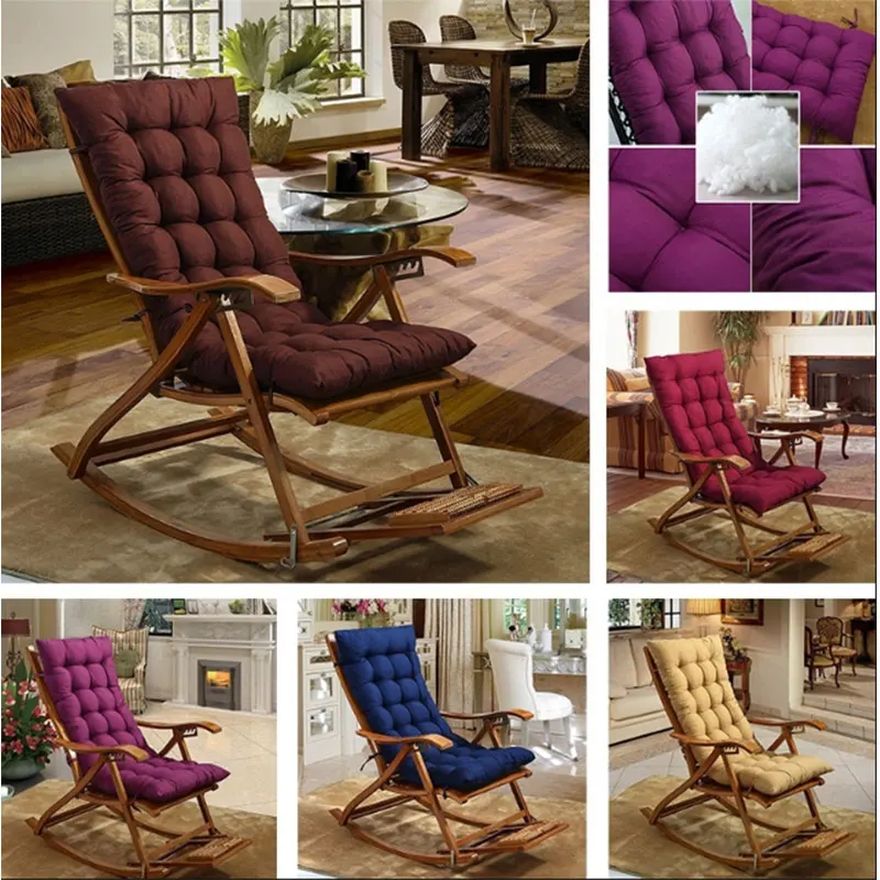 

Supple Chair Cushion Heat Preservation Polyester Fiber Comfortable Backyard Sofa Cushions Office Winter Lounger Pads