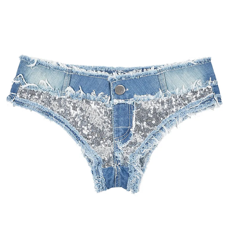 New Sexy Denim Shorts Women Holiday Shorts Jeans Low Waist Bikini Bottom Cortos Mujer Jeans
