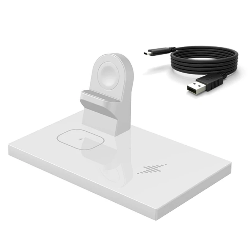 Беспроводное зарядное устройство 3 в 1 10 Вт док станция для Samsung Galaxy Watch/Buds i Phone