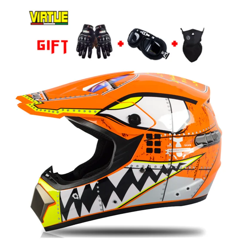 [3 подарка] мотоциклетные шлемы virtue полностью закрытые для внедорожников