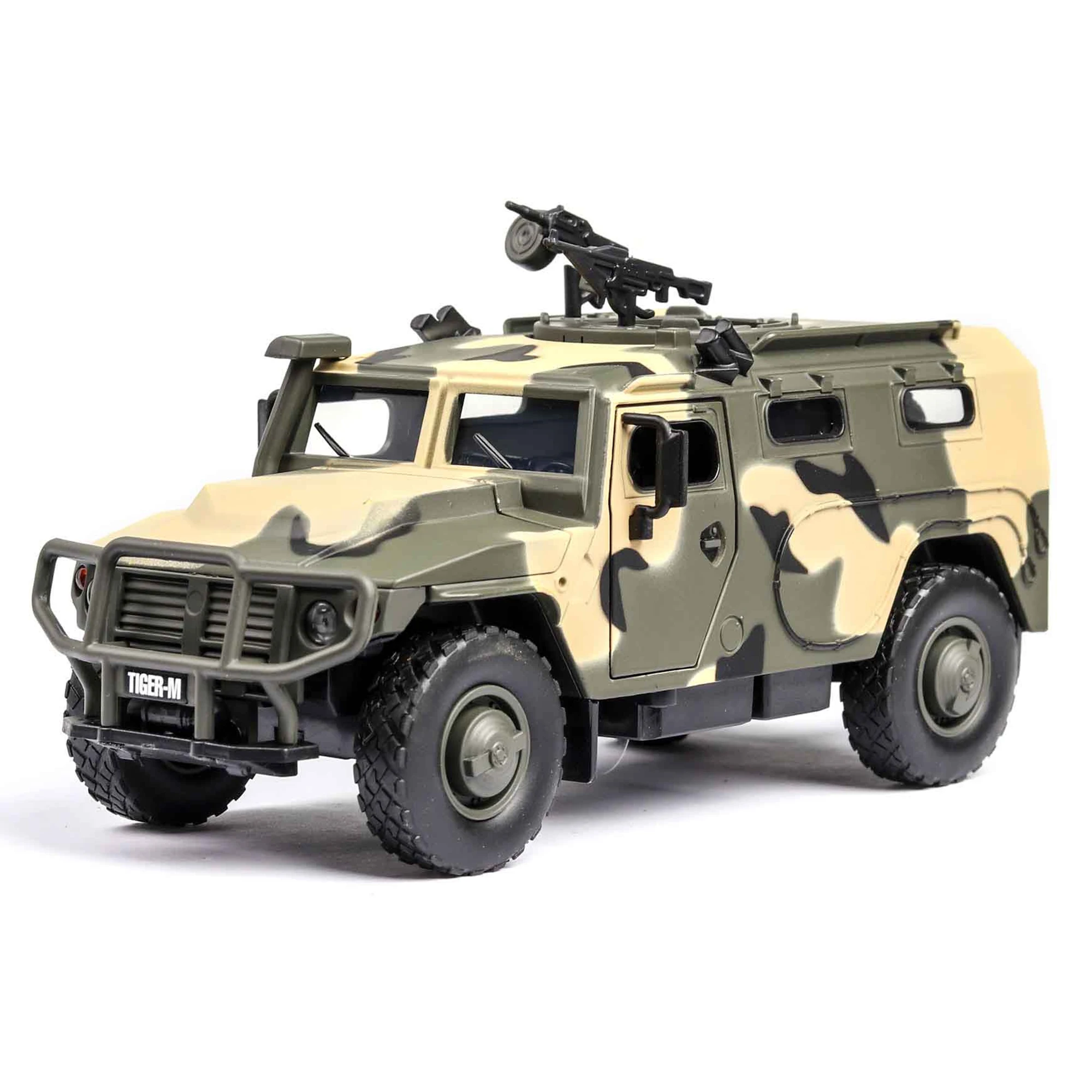 1:32 Hummer M1046 военный автомобиль модель усовершенствованная, от взрыва, бронетранспортер со звуком светильник сплав игрушечный автомобиль модель литая игрушечная машинка