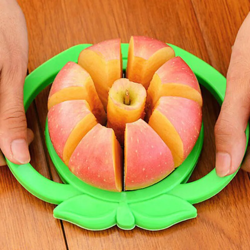 

Kitchen Apple Slicer Corer Cutter Pear Fruit Divider Tool Comfort Handle for Kitchen Apple Peeler Fast Shipping avocado slicer
