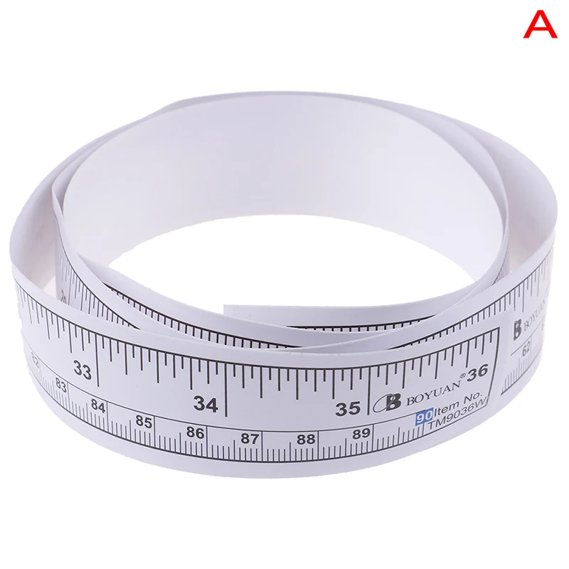 

New 1PC 90/151cm Self Adhesive Metric Measure Tape Vinyl Ruler For Sewing Machine Sticker Adhesive Measure Tape Wholesale