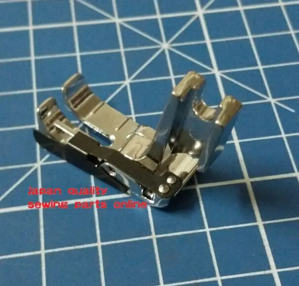 

HIGH SHANK 1/4" QUILTING FOOT WITH SPRING LOADED EDGE GUIDE #P60611