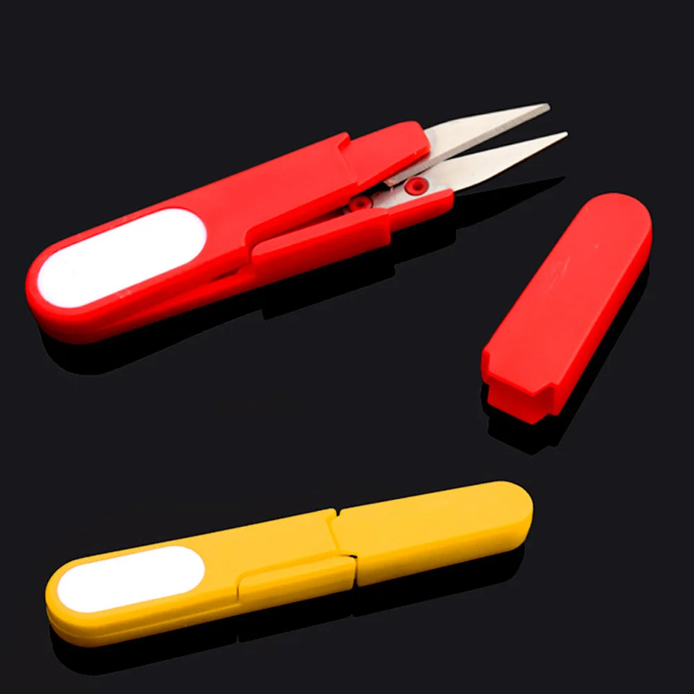 

1Pcs Portable Stainless Steel Fish Use Scissors Accessories Folding Fishing Line Cut Clipper Fishing tool Scissor Tackle