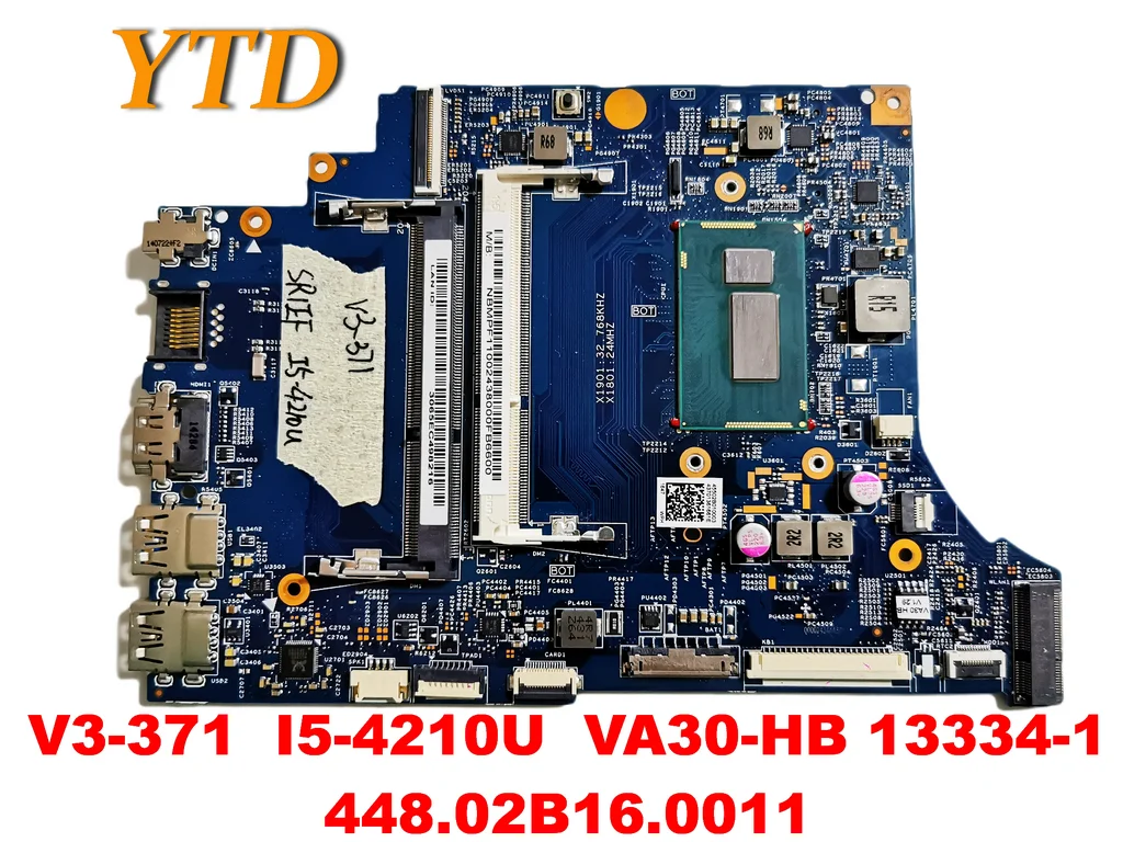 

original for ACER V3-331 V3-371 laptop motherboard I5-4210U VA30 - HB 13334-1 448.02B16.0011 tested good free shipping
