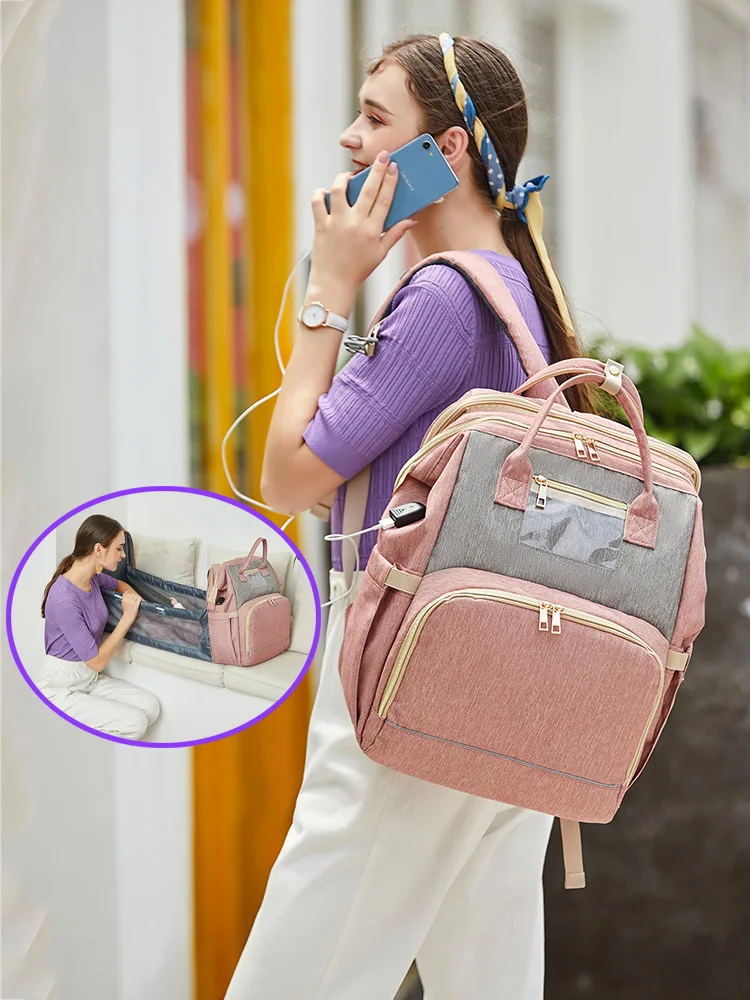 Вместительный рюкзак для мам водонепроницаемая кровать беременных сумка