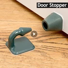 Бесшумный силиконовый дверной стоппер, впитывающий прикосновение к стене, дверной заглушка, напольный фитинг для дома, спальни, туалета, аппаратный протектор