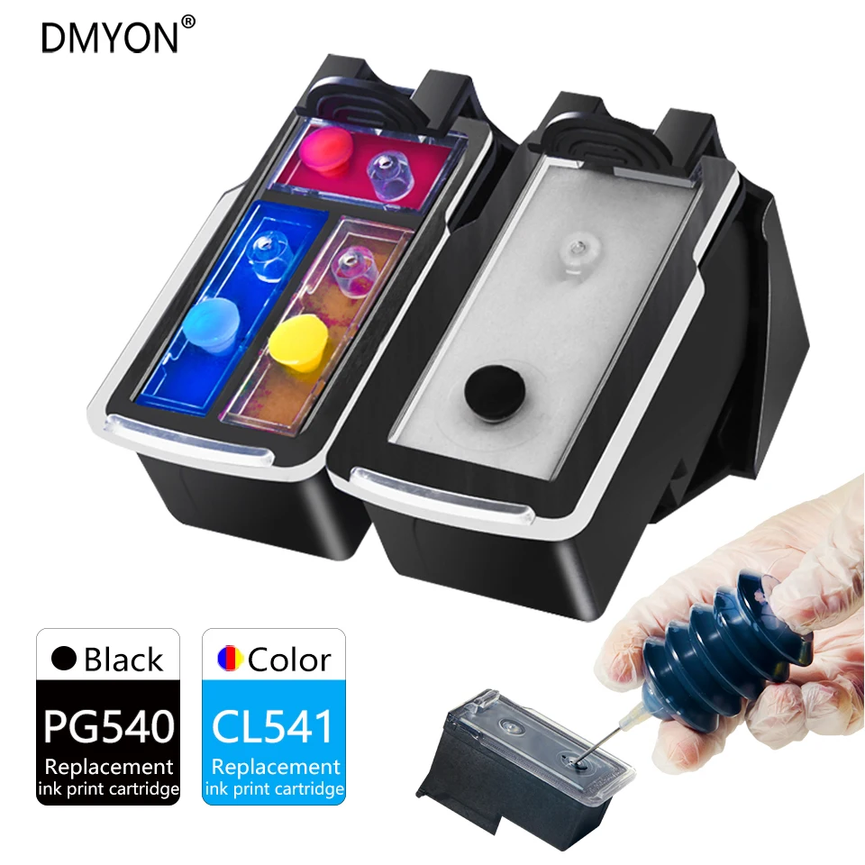 Сменный чернильный картридж DMYON PG540 CL541 для Canon 540 541 принтера Pixma MG4250 MG3250 MG3255 MG3550 MG4100