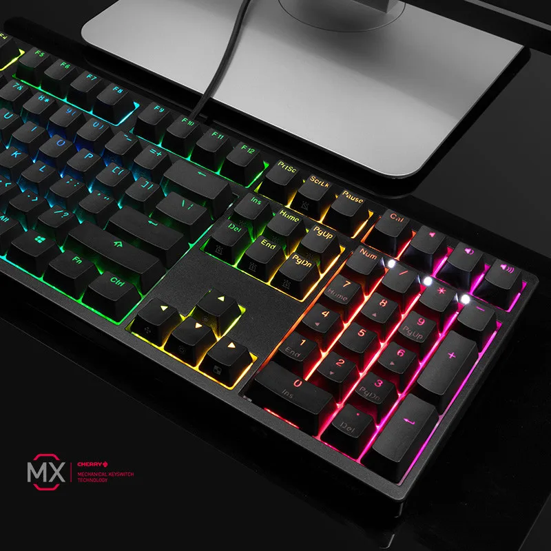 Игровая механическая клавиатура AKKO 3108S RGB, 108 клавиш, RGB подсветка, полный ключ Cherry MX Switch type-C для геймера