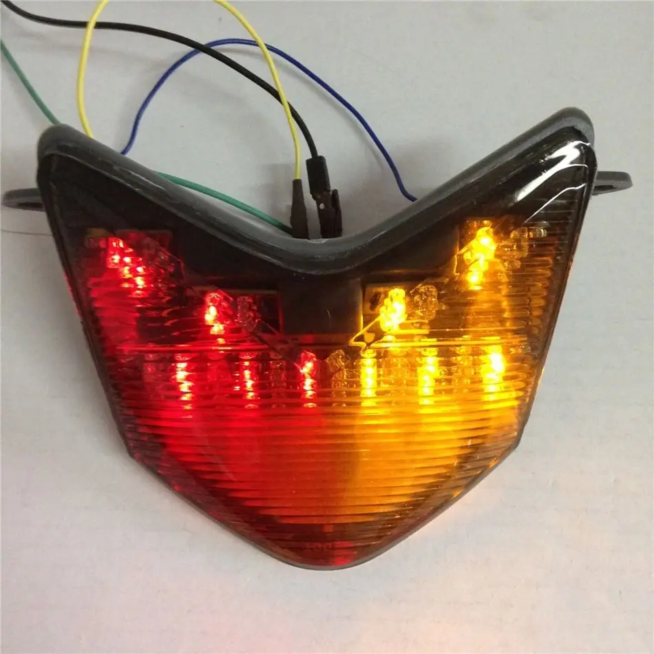 Прозрачный светодиодный задний фонарь светильник поворотники стоп-сигнал для