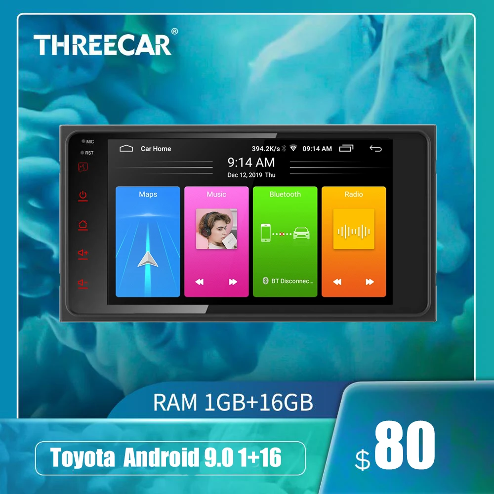 

2 DIN Android 8,0 автомобильный DVD плеер с gps-навигация, радио, стерео для Защитные чехлы для сидений, сшитые специально для Toyota Corolla авто радио мульт...