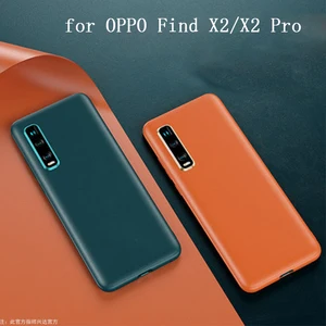 original pu leather phone case for oppo find x2 case ultrathin slim protective skin oppo find x2 pro findx2 protector cover free global shipping