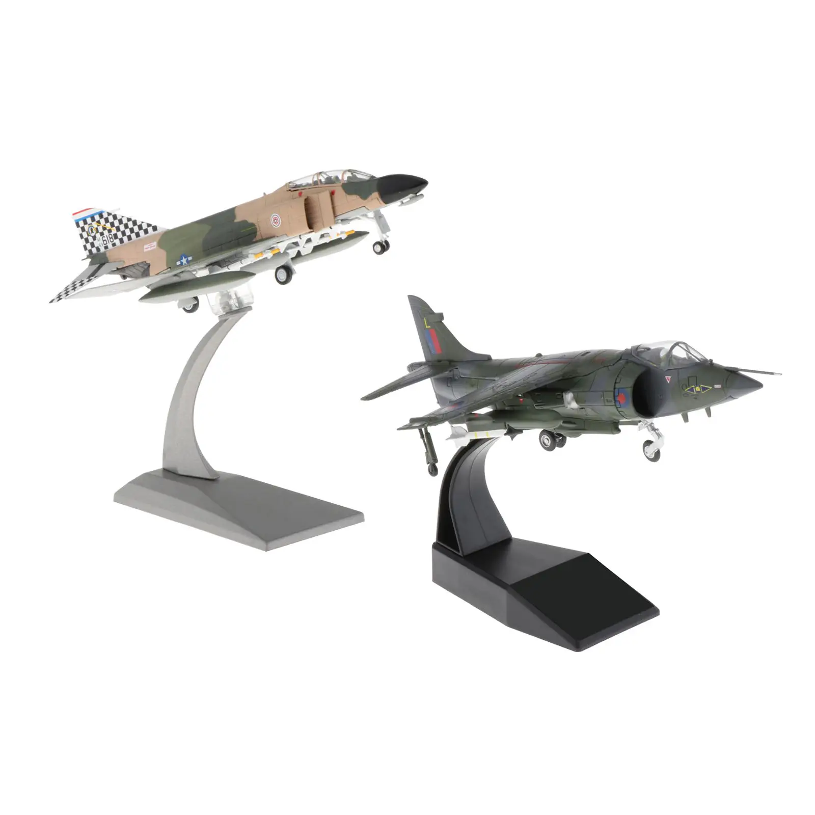 Комплект из 2 предметов 1:100 Масштаб F-4 истребитель & 1/72 Jet модель офисный Декор |