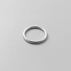 Женское тонкое кольцо La Monada 46-60, минималистичные кольца из чистого серебра 999 пробы, ювелирные изделия из серебра 999 пробы, простые женские кольца