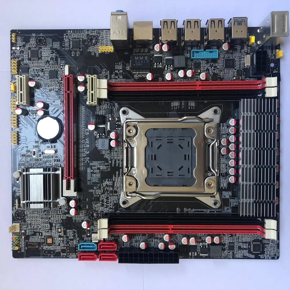 Runing X79 Micro-ATX настольная материнская плата ram 4 DDR3 DIMM скидка X79 LGA2011 материнская плата компьютер DIY SATA3.0 PCI-E x16 USB3.0