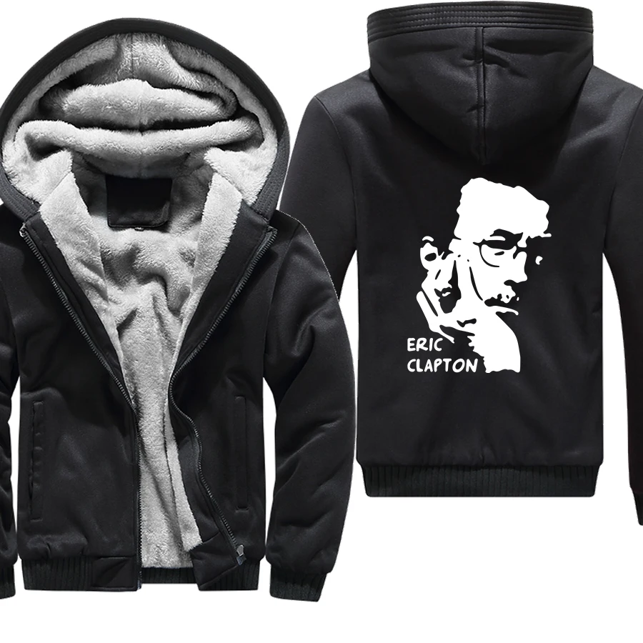

Eric Clapton rock thick hoodies men winter jacket men loose streetwear hoody vintage hip hop Punk hoodie Harajuku men clothes