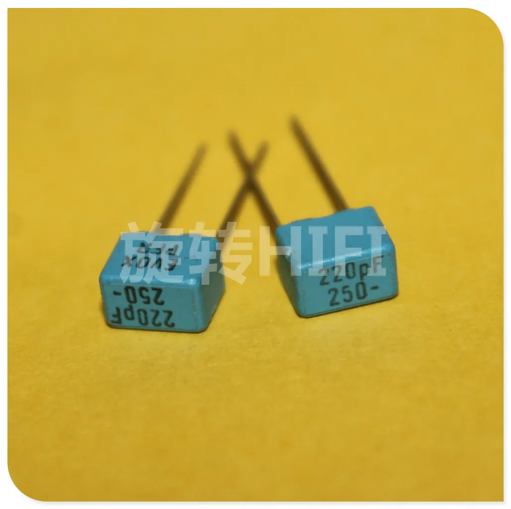 

Новая синяя пленка EVOX PFR5 220PF 250V P5MM MKP 221/250V, фотопленка 221 220PF/250V 0.22NF, 20 шт.