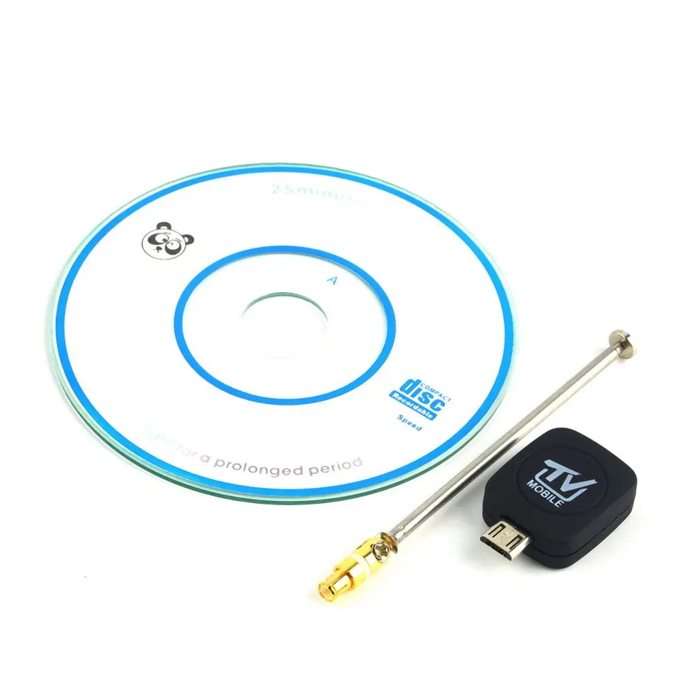 1 pc Mini Micro USB DVB-T Input Digital Mobile TV Tuner Receiver for Android 4.1-5.0 EPG Supporting HDTV Receiving