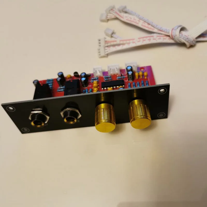 

Karaoke Sound Board PT2399 with NE5532 Preamplifier Microphone Amplifier Board with Panel