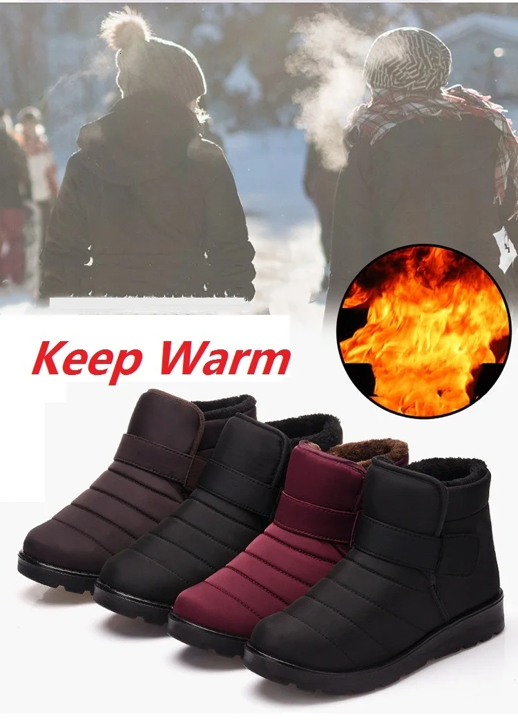 Лидер продаж; Новинка года; модные мужские ботинки; водонепроницаемые Зимние ботильоны; зимняя Рабочая обувь; теплая меховая Мужская обувь; уличная плюшевая обувь