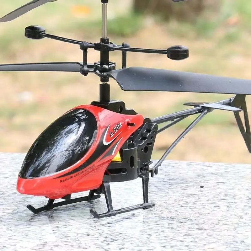

Kids Plane Remote RC Drone Flying Control Helicopter Induction 2CH QF810 Toys