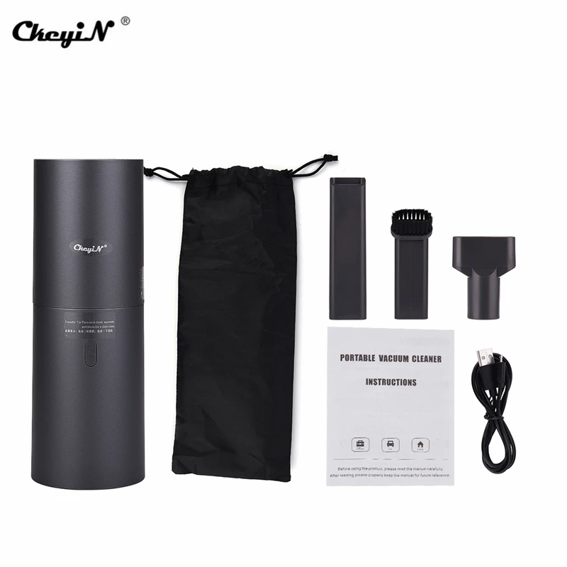 

2 In 1 Car Vacuum Cleaner Portable Wireless Handheld Auto Vacuum Cleaner Robot for Car Interior & Home & Computer Cleaning 45