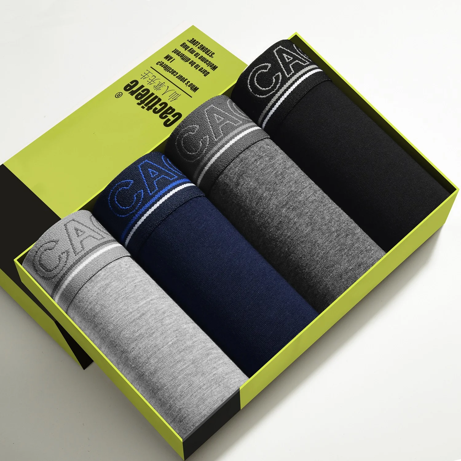 

4 шт., мужские антибактериальные трусы