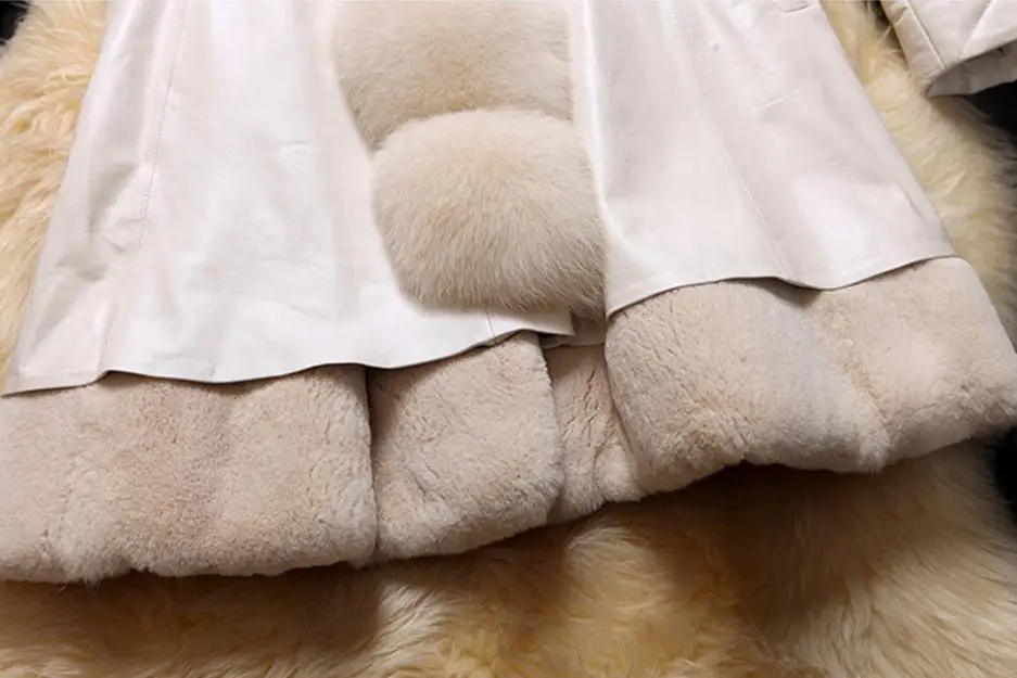 

XXS-8XL plus size winter new imitation fox fur pu stitching coat Middle East luxury women's faux fur jacket warm coat wj1364