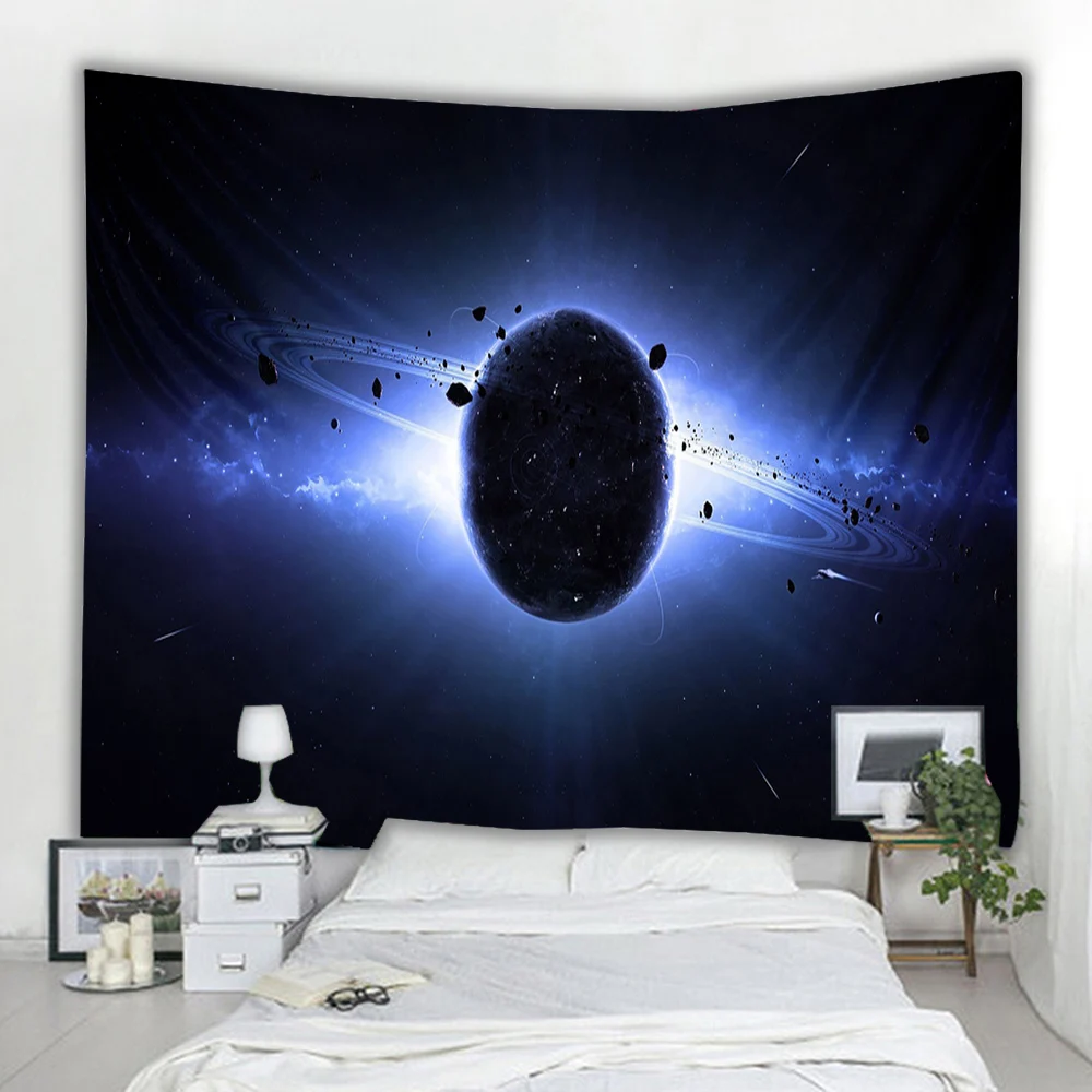 

Starry Sky Series Colorful Corrugated Line Mural Living Room Bedroom Tapestry Bohemian Style Apollo Carpet Decoration Mattress