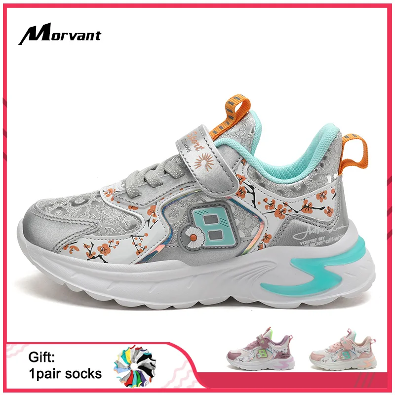 

Boys Sneakers High quality shiny PU leather Children's Shoes Lightweight Girls Casual Fashion Printing Kids Footwear