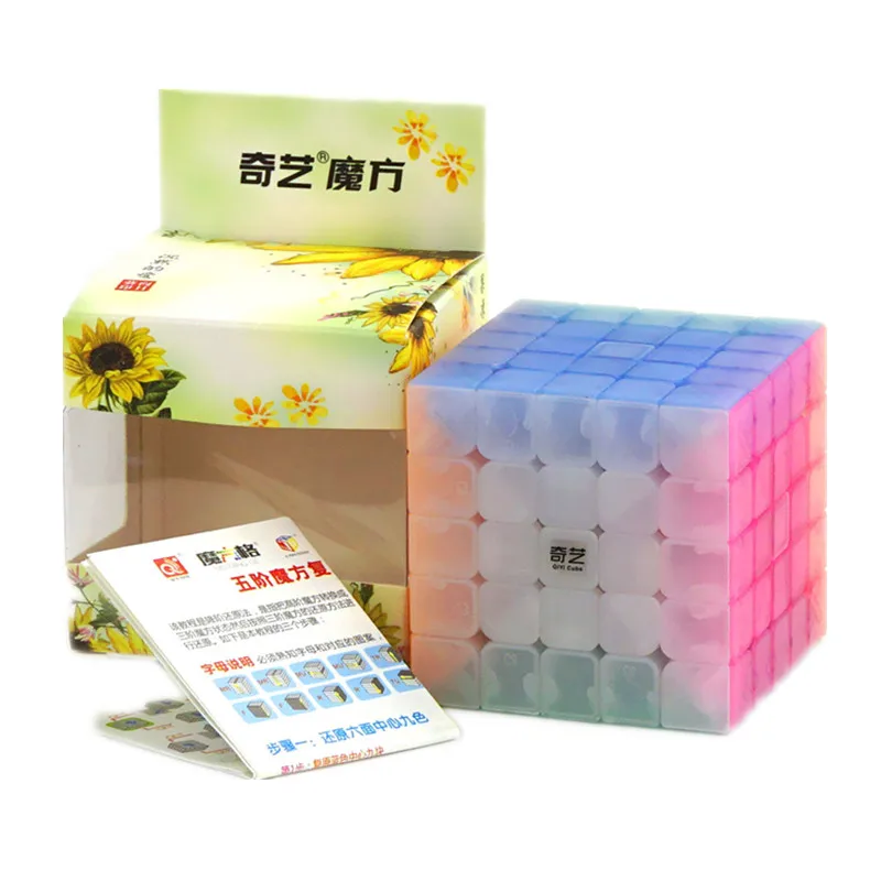 QiYi желе куб головоломка 5x5 дети игрушка для Тренировки Мозга образовательный