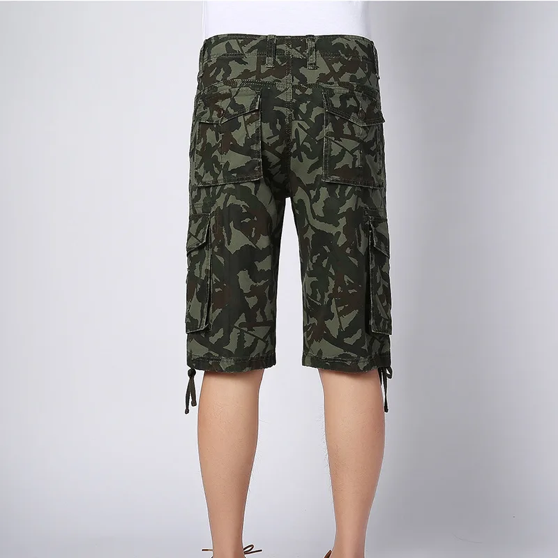 

D710 arrival men's clothing 100% cotton camouflage loose five-point shorts military army field spring summer brand shortsAS302